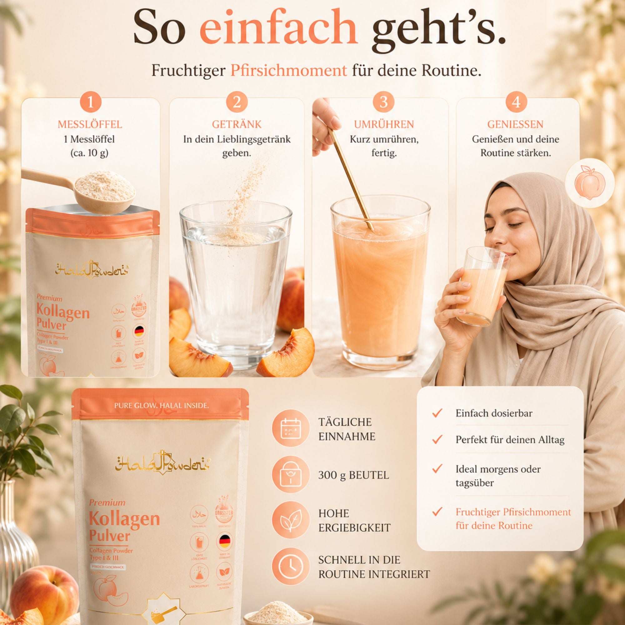 Kollagen Peach