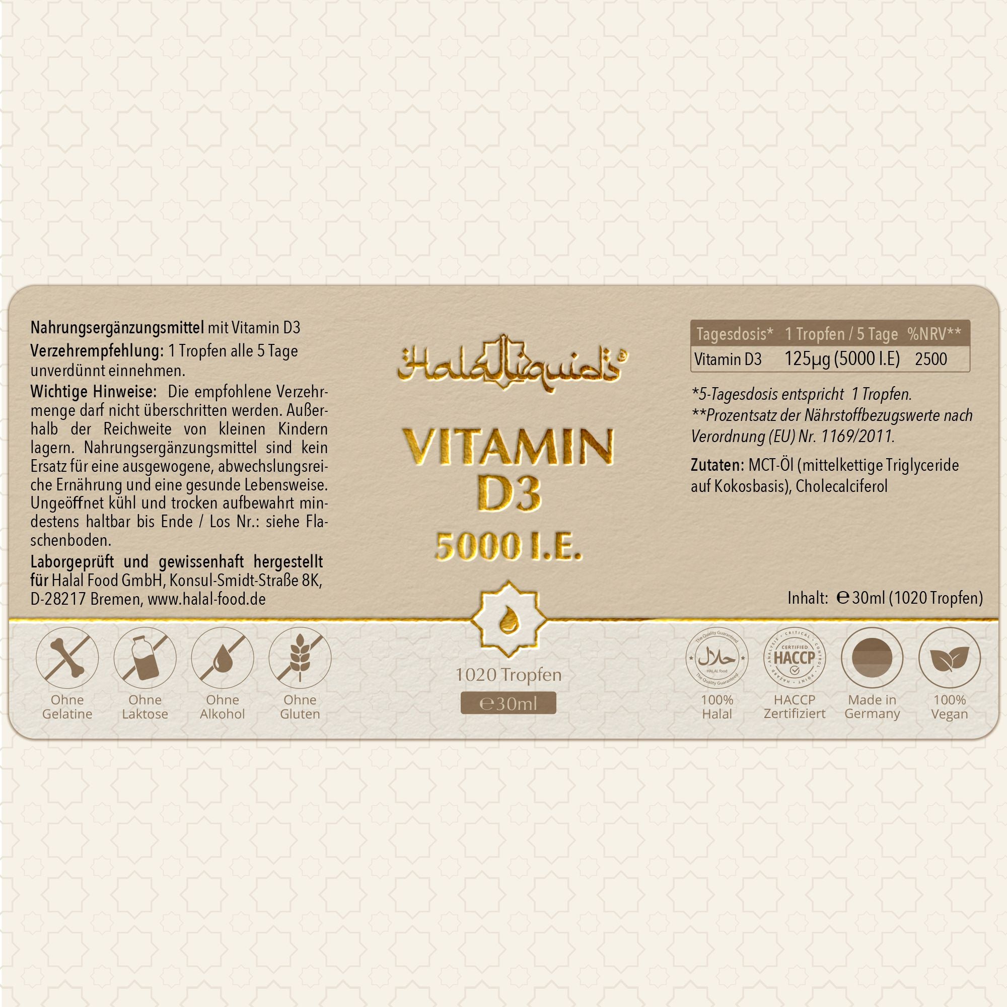 Vitamin D3 5000 I.E.